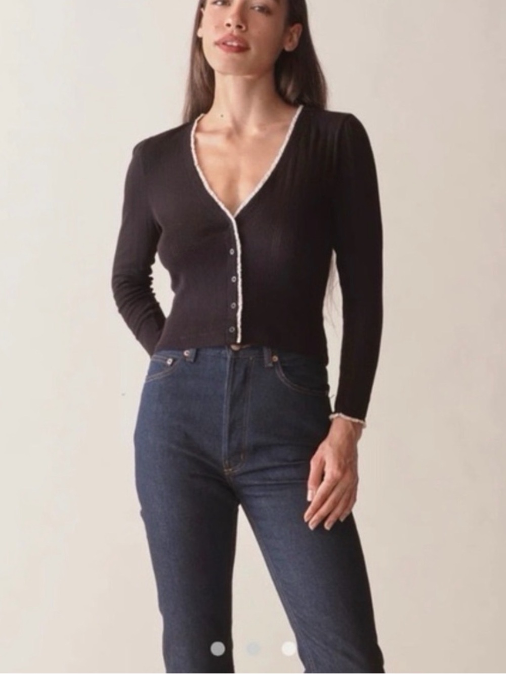 Doen Presley Cardigan - black, x-small GUC